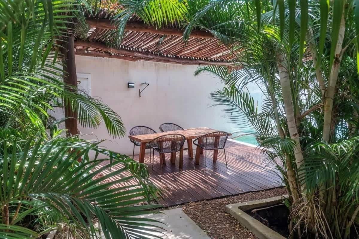 Private Yard & Cool Tub Wifi 1 Bed 3 Guest Appartement Tulum